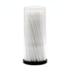 Cotton Swabs with Pointed Tips, 13-Inch Extra Long Plastic Handles for Extended Reach Application, 100 Count Barrel Container