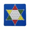 CoudarTitie Checkers Board Game Set Strategic Chinese Chessboard Portable Foldable Cloth Top Non-Slip Grip Educational Development Suitable for Picnics Home Use, Without Pieces