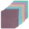 Coufce 20 Pack 11x9 Inch Clear Plastic Binder Dividers with Pockets
