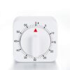 Countdowns Timers Loud Voice Mechanical Timers 60 Minutes Kitchen 1 Hour Visual Kitchen Clock for Electronic Digital Mechanical Programmable Limit Switches Rails Auto Delay Cycle Indicates