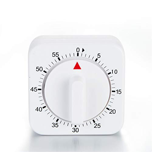 Countdowns Timers Loud Voice Mechanical Timers 60 Minutes Kitchen 1 Hour Visual Kitchen Clock for Electronic Digital Mechanical Programmable Limit Switches Rails Auto Delay Cycle Indicates