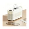 Countertop Mini Ice Maker — Compact Portable Bullet Cube Machine for Home Kitchen, Office and Bar, Small Tabletop with Quick Chill for Daily Use and Parties, Creamy White