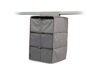 Covermates Keepsakes Hanging Closet Organizer Set – Heavy Duty Wardrobe Storage Shelves with Trays & Dividers – Vertical Dresser for Sweaters, Shoes, and Handbags, Grey Heather