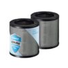 COWAY Airmega 50 Genuine Replacement Filter Set, 3-in-1 Pre-Filter, HEPA and Deodorization Filter, Fresh Starter, 2 Pack