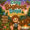 Cozy Bigfoot Days: A Cute and Easy Coloring Book (Cozy Bigfoot Coloring Book) (Cozy Cryptids Coloring Books)