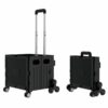 COZYLIA Foldable Shopping Cart: Plastic Stair Climbing Cart & Rolling Crate