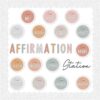 CPicdn 97Pcs Back to School Affirmation Station Bulletin Board Classroom Decoration Motivational Positive Saying Poster Cutouts Border Trim Back to School Party Classroom Chalkboard Wall Door Decor