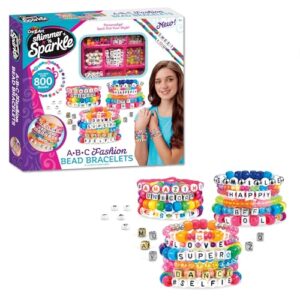 Cra-Z-Art Shimmer 'N Sparkle ABC Fashion Bead Bracelet Kit