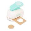 Craftelier - Hexagon Punch 1" (2,54 cm) Diameter, Lever Punch for Paper and Cardstock, Ideal for Scrapbooking and Crafts, Size 2.75 x 1.77 x 2.36 Inches