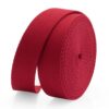CRAFTMEMORE Heavy Cotton Webbing - Straps for Arts and Crafts, Luxury Bag Strap High Density Webbing (1 1/2 Inch x 5 Yards, Red)