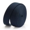 CRAFTMEMORE Heavy Cotton Webbing - Straps for Arts and Crafts, Luxury Bag Strap High Density Webbing (1 1/2 Inch x 5 Yards, Navy)