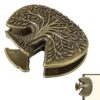 CRASPIRE Tree of Life Notebook Clip Page Holder Antique Bronze Vintage Metal Journal Clamp Alloy Retro Decorative Binder Document Bookmark Clamp for TN Traveler Art Journaling Reading Writing Bookish