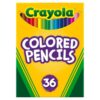 Crayola Colored Pencils (36ct), Kids Pencil Set, Pre-Sharpened Coloring Book Pencils for Kids & Adults, Arts & Crafts Supplies, Coloring Gift, Ages 3+ (Pack of 12)