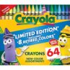 Crayola Limited Edition Crayons - Set of 64 with 8 Retired Colors