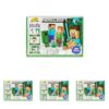 Crayola Minecraft POPs 3D Art Kit for Kids, Create 3D Characters, Coloring Activity Set with Markers & Stickers, Minecraft Toys, Gift for Boys & Girls (Pack of 4)