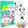 Crayola Minnie Mouse Mini Box Set - 12 Coloring Pages and 8 Crayons for Kids, Girls Toddler Coloring Activity | Minnie Coloring Activities for Girls