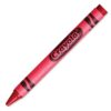 Crayola Non-Toxic Regular Single-Color Crayon Refill, 5/16 X 3-5/8 in, Red, Pack of 12