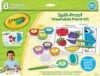 Crayola Spill Proof Paint Set (8ct), Washable Toddler Paint Kit, With Brushes, Pots, Activity Pages, Arts & Crafts Kit, Gift for Toddlers, Ages 3+