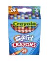 Crayola Swirl Crayons (24ct), Kids Crayons, Multicolor, Rainbow Coloring Supplies, Great for Kids Art Projects, Nontoxic, 3+