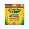 Crayola Ultra- Clean Washable Stampers Markers, 10Pc/Package