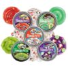 Crazy Aaron’s Mini Putty Tins Food Collection – Take a Taco, Sushi, Avocado, Pistachio & Acai Bowl – 5 Pack (.46 oz Each) – Stretchy Sensory Fidget Toy Set – Ages 3+