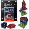 CreateOn Chicago Bears NFL Fan-Tiles Magnetic Match-Up Tiles | 17-Piece Building Set for Kids & Adults | Officially Licensed NFL Team Collectibles | Build, Play & Display (All 32 Teams Available)