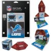 CreateOn Detroit Lions NFL Fan-Tiles Magnetic Match-Up Tiles | 17-Piece Building Set for Kids & Adults | Officially Licensed NFL Team Collectibles | Build, Play & Display (All 32 Teams Available)