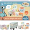 CreateOn Mo Willems - Don't Let the Pigeon Drive the Bus Magnetic Tiles, Magnetic Toy, Travel Toys, Classroom Sensory Toy Blocks, STEM & Montessori Tools for Boys & Girls Ages 3+ (16 Pieces)