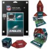CreateOn Philadelphia Eagles NFL Fan-Tiles Magnetic Match-Up Tiles | 17-Piece Building Set for Kids & Adults | Officially Licensed NFL Team Collectibles | Build, Play & Display (All Teams Available)
