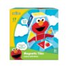 CreateOn “Sesame Street” Toys, Magnetic Kids’ Building Tiles from “Sesame Street” Books, Colors with Elmo Magnet Tiles, Educational Toys for Ages 3+, 17 Pieces