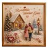 Create Your Own Winter Wonderland Premium 3D Pearl Christmas Wall Art Kit