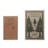 Creative Co-Op MDF & Canvas Book Storage Boxes, Set of 2 New England Landscapes