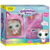 Creativity for Kids Glamour Pets Kitty Pretend Makeup Kit | Glam It Up, Wash & Restyle| Kid-Safe Cosmetics, Press-On Lashes & Pet Purse | Screen-Free Fashion Play (Ages 4+)