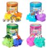 Creativity for Kids Sensory Minis Bundle - Pets, Dinosaur, Construction & Unicorn Cloud Clay Kits | Screen-Free Travel Activities with Figures & Mix-ins (Ages 3+)