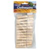 Creativity Street Large Spring Clothespins, Natural, 2.75", 24 Pins/Pack, Case of 6 Packs, 144 Pins Total