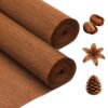 Crepe Paper: Coffee Crepe Paper Roll 9.8" x 8 ft Papel Crepé para Piñatas