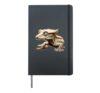 Crested Gecko Design Reptile Lizard Hardcover Journal, Black