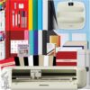 Cricut Explore 5 Essentials Machine Bundle with EasyPress 9x9, Rainbow Smart Vinyl & Smart Iron-On and 100+ Project Design eBook - DIY Cutting Machine for Vinyl, HTV, T-Shirts & Home Decor