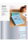 Cricut Printable Vinyl, 10 Sheets, Silver, A4 (21cm x 29.7cm) Maker Explore Joy Xtra Machines