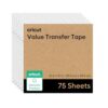 Cricut Value Transfer Tape - Flat Pack, 75ft (12in x 12in Sheets)