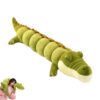 Crocodile Body Pillow Plush, Soft Long Hugging Alligator Pillow (Grass Green,70.9 inches)