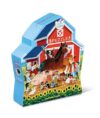 Crocodile Creek 60-Piece Jigsaw Floor Puzzle - Fun Floor Puzzles for Kids Ages 4-8 - Heavy-Duty Shaped Box for Storage - Day at The Farm - 18 x 24 inches Finished