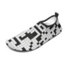 Crossword Puzzle Pattern Water Shoes for Women Men Barefoot Quick-Dry Aqua Socks Slip-on for Beach Swim Surf Yoga 11/12women,9/10men