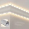 Crown Molding LED Indirect Lighting Kit, Baseboard LED Strip Diffuser for Wall Corners & Ceilings, Surface-Mounted Moulding (4.0m/13.1ft) - Enhance Home Ambiance
