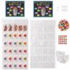 Crtiin Bucket Filler Classroom Management Tools 1 Set Storage Bag Buckets Colorful Pom Poms Number Stickers Poster and Hooks Whole Class Behavior Reward Chart Teacher Essentials Classroom Must Haves