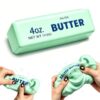 Crunchy Butter Squishy ASMR Bead Filled Realistic Food Stress Ball | Soft Slow Rising Sensory Fidget Butter Stress Ball Desk Decor Party Favor Gifts for Adults