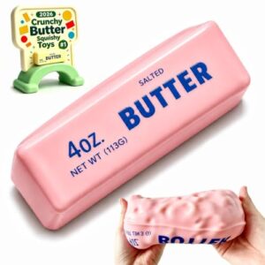 Crunchy Butter Squishy,Slow Rising Crunchy Squishy Butter with ASMR Texture