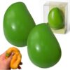 Crunchy Mango Squishy, Chameleon Mango Stress Ball, Realistic Mango Toys (2pcs)
