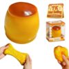Crunchy Mango Squishy, Squishys Crunchy Changing Squishy Soft Slow Rising Sensory Fidget Chameleon Mango Stress Ball Desk Decor Party Favor Gifts for Adults (Pudding)