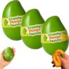 Crunchy Mango Squishy, Temperature Sensitive Slow Rising Design，3PCS